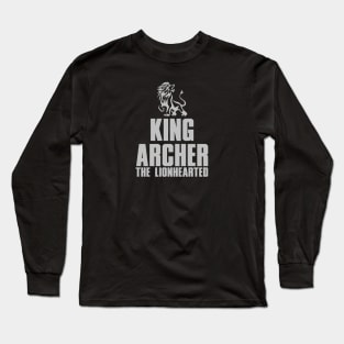 King Archer the Lion Hearted Long Sleeve T-Shirt